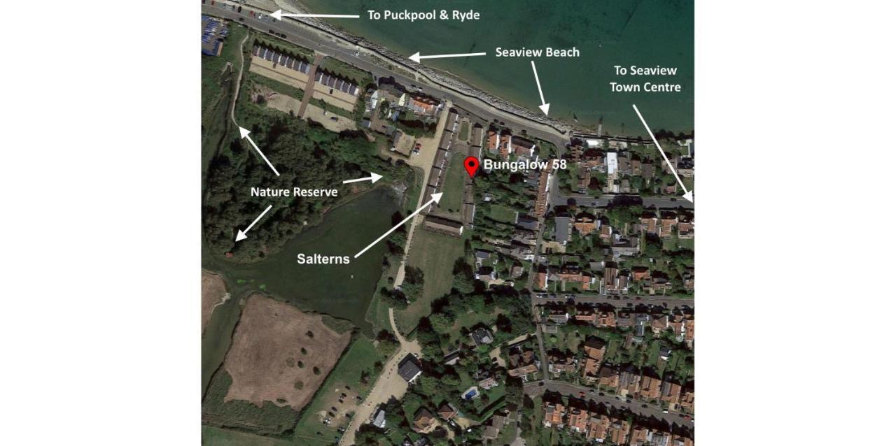 2 Bedroom Bungalow Sv58, Seaview, Isle Of Wight Free Wi-Fi Exteriör bild